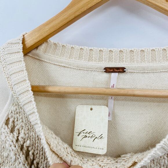 Free People Sweetness Sweatshirt - Oatmeal - Picture 4 of 8